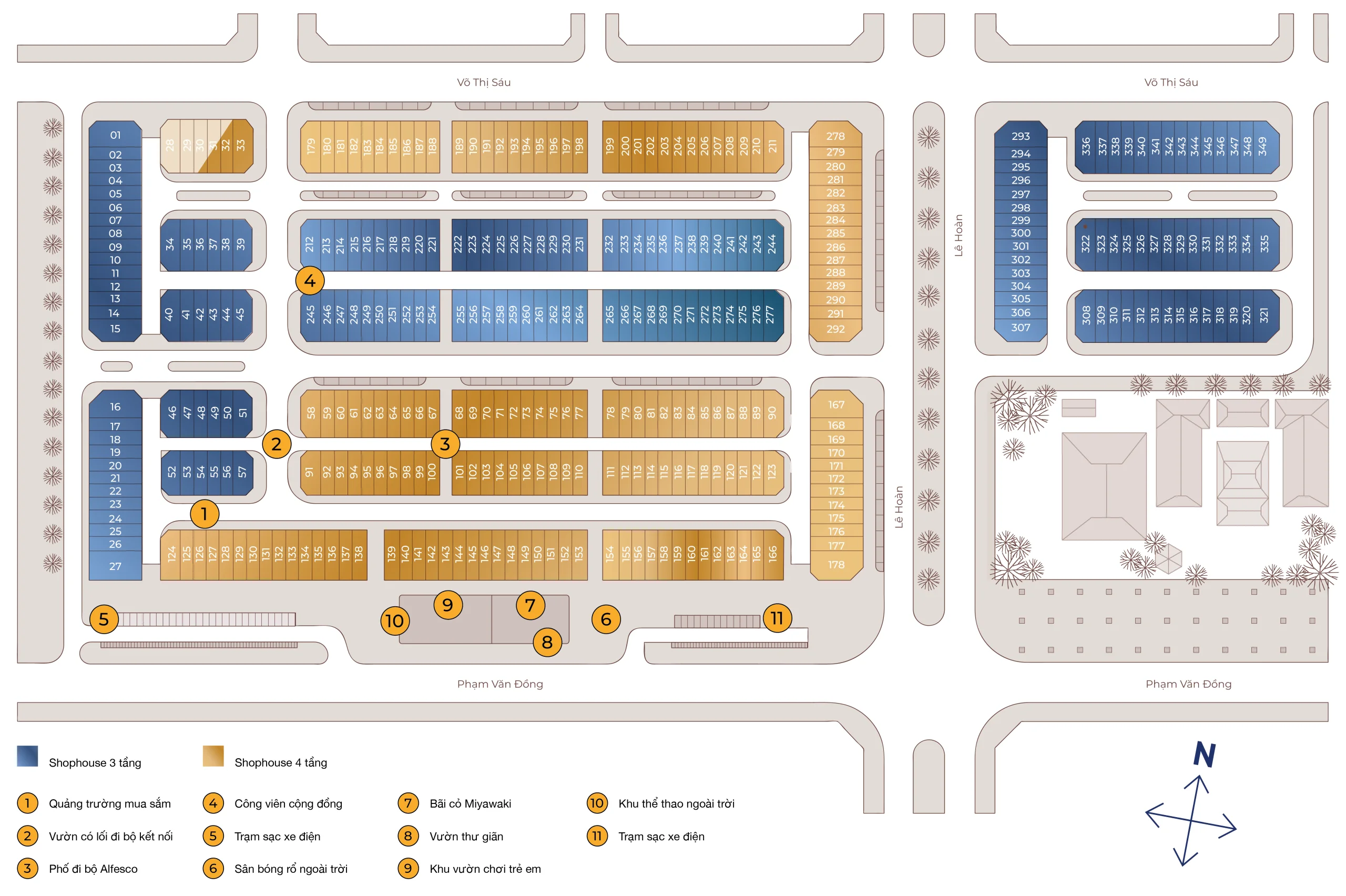 Artisan Park map